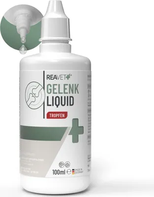 Obrázok produktu pre REAVET Kĺbové kvapky pre psov a mačky 100 ml  I na podporu pohyblivosti I Kĺbové kvapky namiesto kĺbových tabliet Kĺbový prášok pre kĺby a kosti