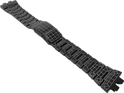 Produktbild von Casio G-Shock Uhrenarmband schwarz Edelstahl Gitter Muster GMW-B5000CS