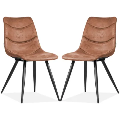 Obrázok produktu pre MX Sofa Stuhl Crazy – Cognac (sada 2 kusov)