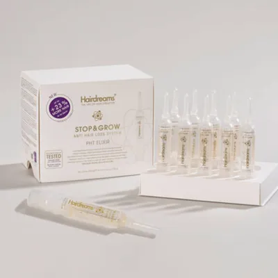 Produktbild von Hairdreams Stop & Grow pht elixir 10x12ml gegen Haarausfall