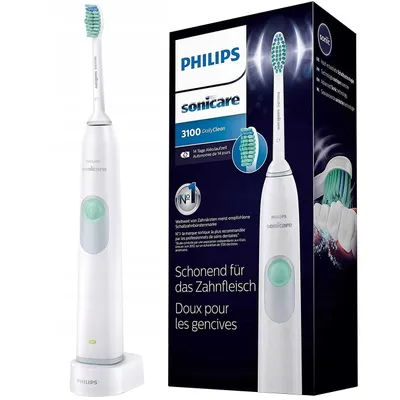 Obrázek produktu pro Philips Sonicare HX6221/21, Dospělý, Sonický, Denní péče, Šedá, Bílá, 31000 pohybů za minutu, Ergonomický