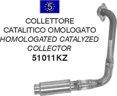 Immagine prodotto di Collettore di scarico catalitico ARROW per Yamaha YZF-R 125