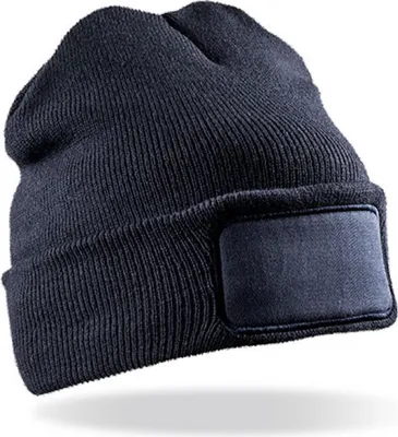 Produktbild von Result Winter Essentials RC034X | Double High Knit Thinsulate Printers Beanie - Farbe: Navy - Größe: One Size