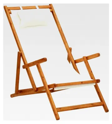 Produktbild von Klappbarer Strandstuhl aus Eukalyptusholz