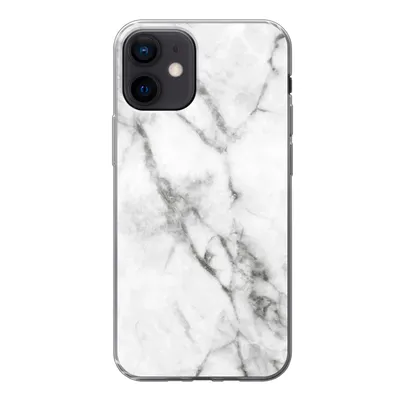 Produktbild von MuchoWow® Handyhülle Schutzhülle Hülle für iPhone 12 Marmor - Luxus - Weiß Silikon Softcase Handy Hülle - Schutzhülle