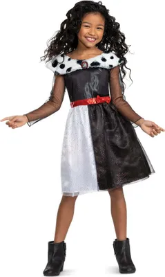 Produktbild von Disney Villains Cruella Mädchen Kostüm 104