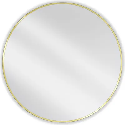 Zdjęcie produktu dla Mexen Loft lustro łazienkowe okragłe 95 cm, rama złota - 9850-095-095-000-50