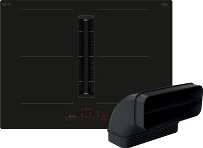Produktbild von Bosch Serie 6 HEZ9VDSB2 + PVQ711H26E, Schwarz, Integriert, 70 cm, Zonen-Induktionskochfeld, Keramik, 4 Zone(n)