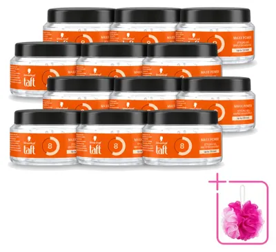Zdjęcie produktu dla 12 sztuk Taft Men Power Gel Maxx Power 8 - opakowanie 250 ml - zestaw ekonomiczny