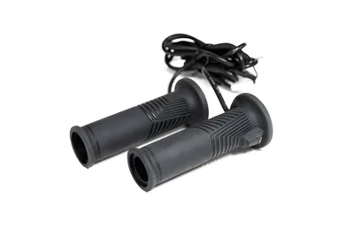 Produktbild von Koso Heizgriffe HG-17 25,4mm 1 Zoll + 28,5mm 1 1/8 Zoll L 130mm mit integriertem Schalter schwarz