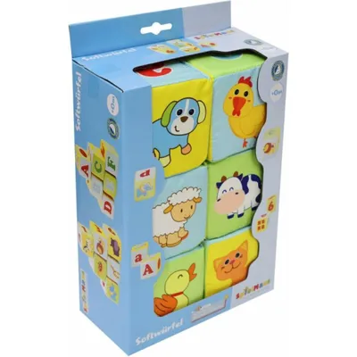 Produktbild von SpielMaus Baby Softwürfel 6 Stück