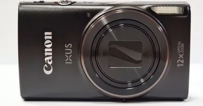 Produktbild von Canon Kompaktkamera IXUS 285 HS, 20,2 MP, 12-facher optischer Zoom, WLAN, NFC, Full HD, schwarz