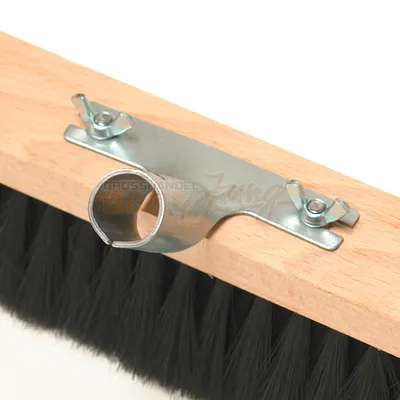 Produktbild von RoMi Mischhaarbesen 100cm mit Metallhalter verz