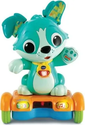 Image de VTECH BABY Titou, Mon Toutou Hoverboard, Chien Malicieux 3 Roues, Piles Fournies, 12-36 Mois
