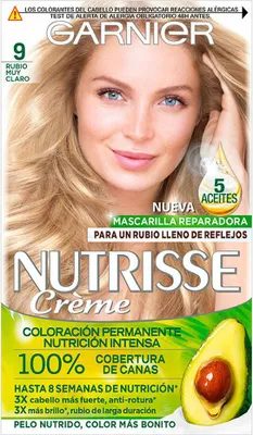 Immagine prodotto di Garnier Nutrisse Crema Colore Nutriente 9 Biondo chiarissimo
