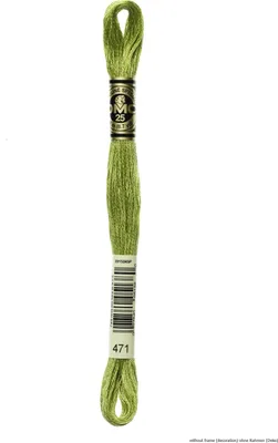 Zdjęcie produktu dla Nici do haftowania DMC Mouline Special 117MC -471, 6-nitkowe, 8 m