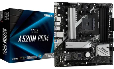 Produktbild von Asrock A520M Pro 4(Am4) (D)