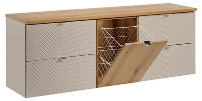 Produktbild von Waschtischunterschrank 160.4cm Manoa mit 4 Schubladen, Kaschmir