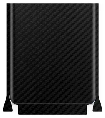 Produktbild von apgo Rückseite + Seiten Schutzfolie, Skin, kompatibel mit OnePlus 9R, Hinten Displayschutzfolie aus Vinylfolie, kratzfest, einfache Montage - Schwarzer Kohlenstoff