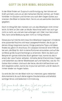 Obrázek produktu pro Bibellese-Journal: Gott in der Bibel begegnen