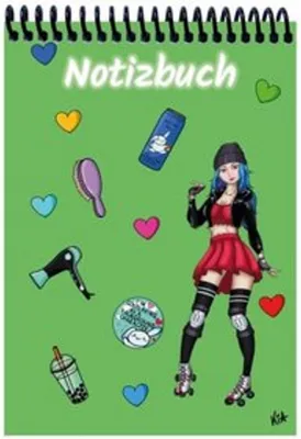 Produktbild von A 4 Notizblock Manga Enora, grün, liniert