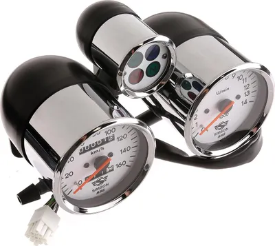Produktbild von Anzeigeeinheit vollst. MMB 3.0707/01 - Simson 125   (160 Km/h) DZM + Tacho -  Armatur