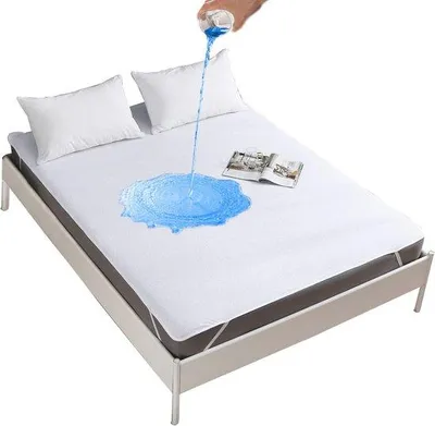 Produktbild von Wasserdichte Matratzenschoner, 120 x 200 cm - Atmungsaktiv, waschbar, bietet Feuchtigkeitsschutz