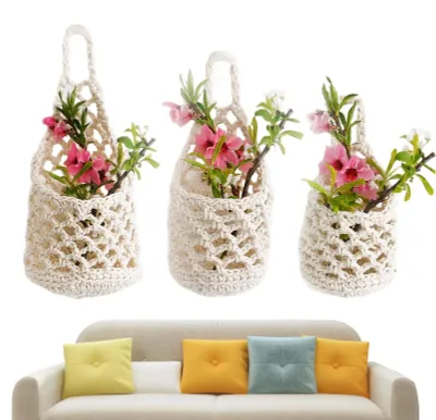 Zdjęcie produktu dla Boho Plantenmanden – ręcznie tkane kosze do wnętrz