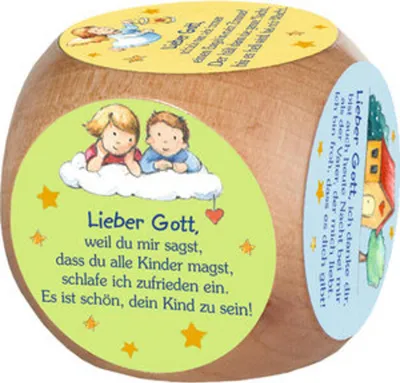 Produktbild von Coppenrath Verlag GmbH & Co.KG Mein Gebetswürfel zur guten Nacht, Holzwürfel 3
