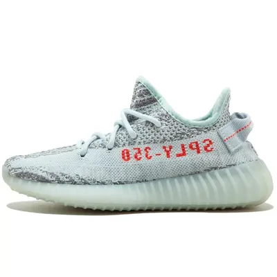 Image de Adidas Yeezy Boost 350 V2, couleur bleu "Tint" - Taille 36 2/3