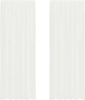 Immagine prodotto di Tende in Voile con Passanti 2 pz Bianco 140x260 cm