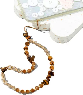 Imagen del producto de Cadena de teléfono bohemia con perlas de cristal para mujeres