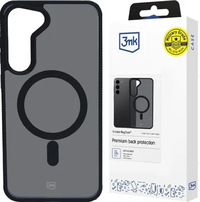 Image de 3mk Housse de protection Smoke MagCase pour Samsung Galaxy S24+ Backcover compatible avec MagSafe