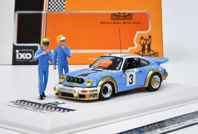 Obrázok produktu pre Porsche 911 Carrera RS #3 Rallye Monte Carlo 1978 s figúrkami IXO 1:43