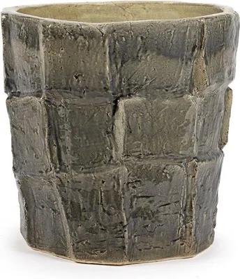 Produktbild von Serax Blumentopf-Dekotopf Look At Me-Bella Silva Grau D 42,5 cm H 42 cm