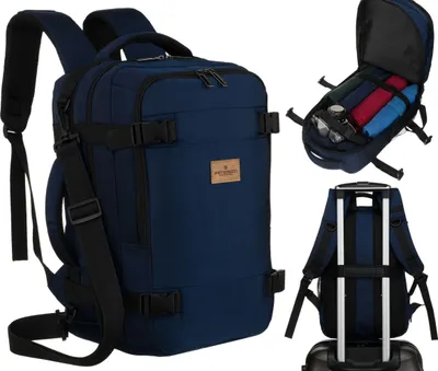 Produktbild von PTN BIELIK-6507 Marineblauer Reiserucksack