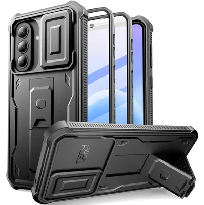 Produktbild von Handyhülle für Galaxy A57 5G, Tech-Protect Polyamid Cam Plus 2-Set, Schwarz