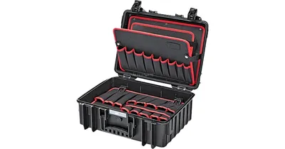 Obrázok produktu pre Knipex 00 21 35 LE, Čierna, Polypropylén (PP), Prachuodolný, Odolný proti nárazom, Vode odolné, 470 mm, 370 mm, 190 mm