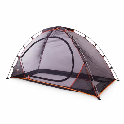 Obrázok produktu pre DERYAN Posteľový Stan s Moskytiérou – 200 × 90 cm – Sieťovina 1 mm – Hliníkový Rám – Čierny