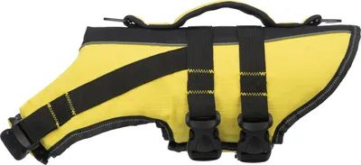 Produktbild von TRIXIE Schwimmweste für Hunde - gelb/schwarz - 28 cm