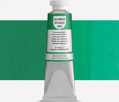 Obrázok produktu pre Lukas Studio Olejová farba Permanent Green 37 ml 1 ks