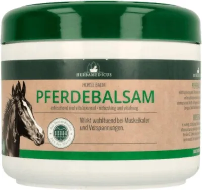 Zdjęcie produktu dla Maść Końska Chłodząca 500ml Herbamedicus Żel Łagodzi Pferdebalsam