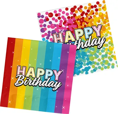 Immagine prodotto di Tovaglioli Folat BV Happy Birthday, 20.
