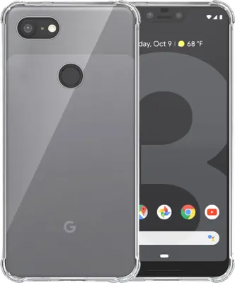 Obrázek produktu pro Pouzdro na telefon vhodné pro Google Pixel 3 XL Transparent - nárazuvzdorné silikonové pouzdro TPU s nárazníkem Transparent - Smartphonica