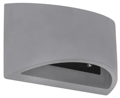 Produktbild von LED Wandleuchte, UP & DOWN, Beton, grau, H 12 cm