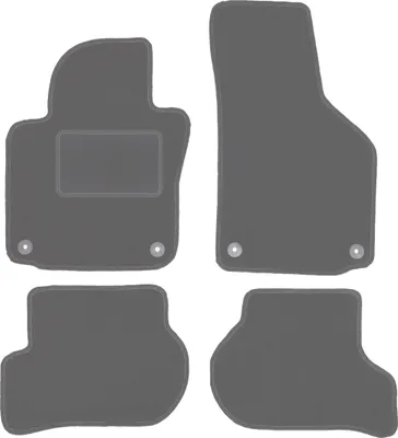 Produktbild von Graphit-Fußmatten für: Skoda Octavia II Kombi, Liftback (2004-2013)