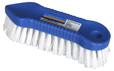 Produktbild von Blaue Allzweckbürste EUROHOME® – aus Kunststoff, 18x5x5cm – für ein optimales Ergebnis sehr eng aneinander
