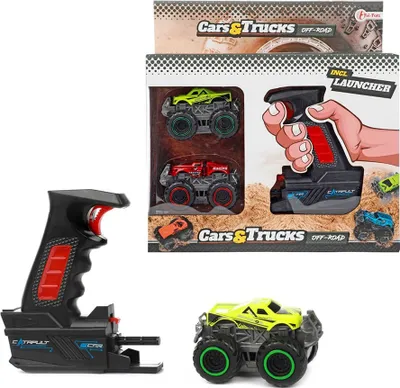 Produktbild von Monster Trucks mit Abschusspistole auf Karte