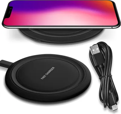 Produktbild von Qi Ladegerät Wireless Charger für Gigaset GX6 GX4 / Pro Kabellos Ladestation 15W