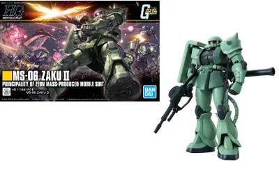 Obrázek produktu pro Model GUNDAM HGUC 1/144 - MS-06 ZAKU II
